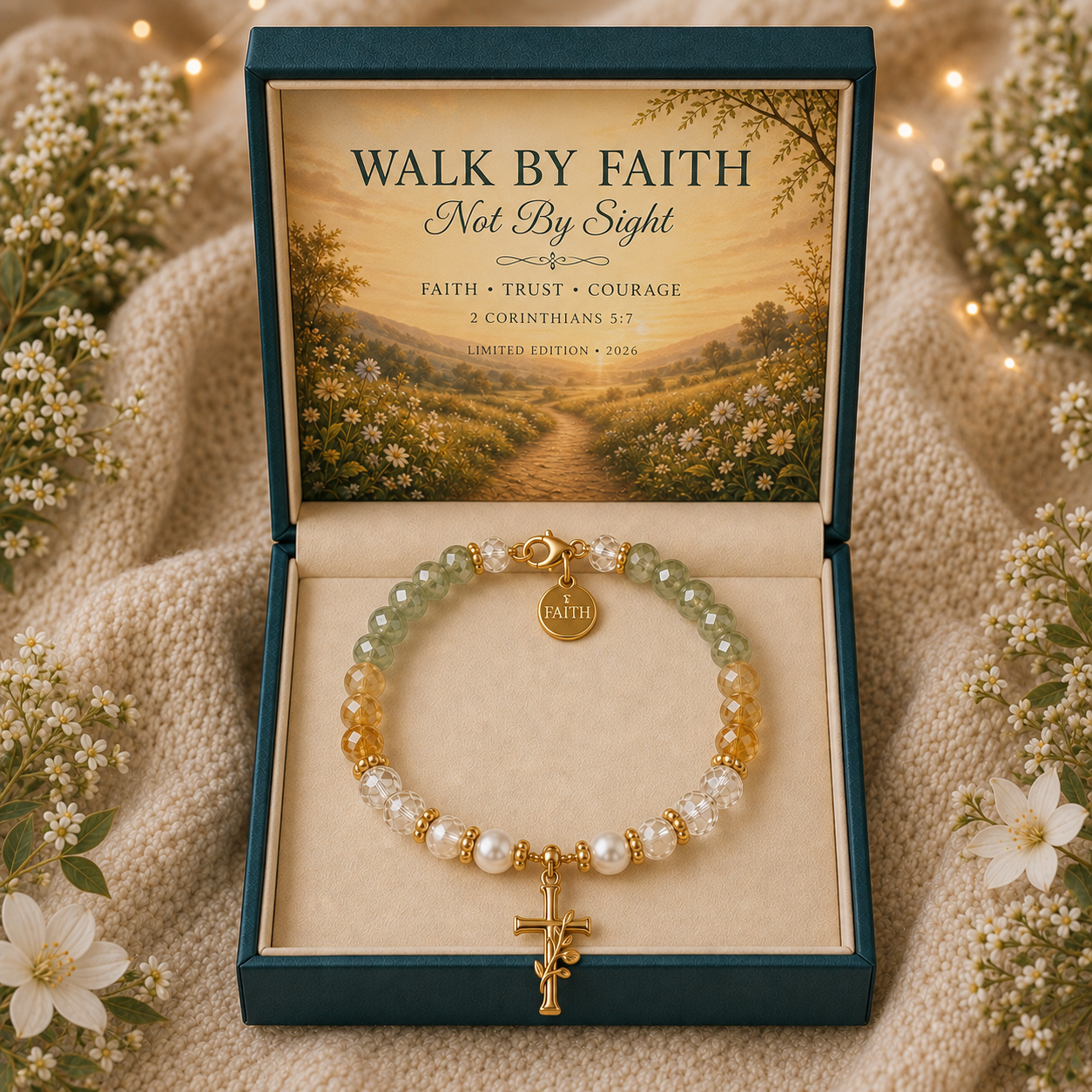 ✈️Last Day 50% OFF✨🎅 2026 Christmas Gift 50% Off--✝️ Scripture Faith Bracelet Collection