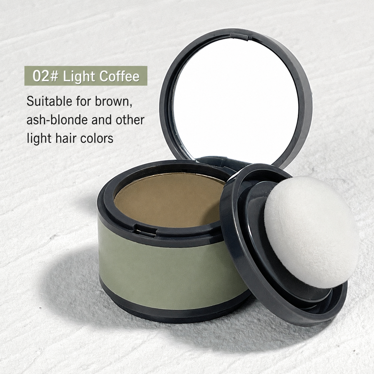 ✨Hairline Powder✨ Instant Concealer for Thinning Gray Hair, Windproof Sweatproof for Men & Women