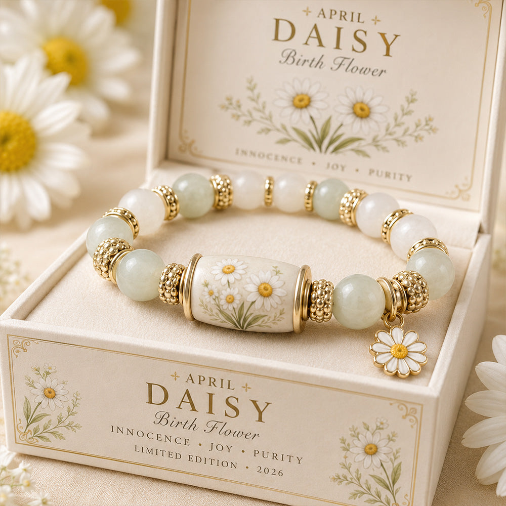 ✈️Last Day 50% OFF✨🌸 Birth Flower Blessing Bracelet | 2026 Limited Edition Only 8 Left