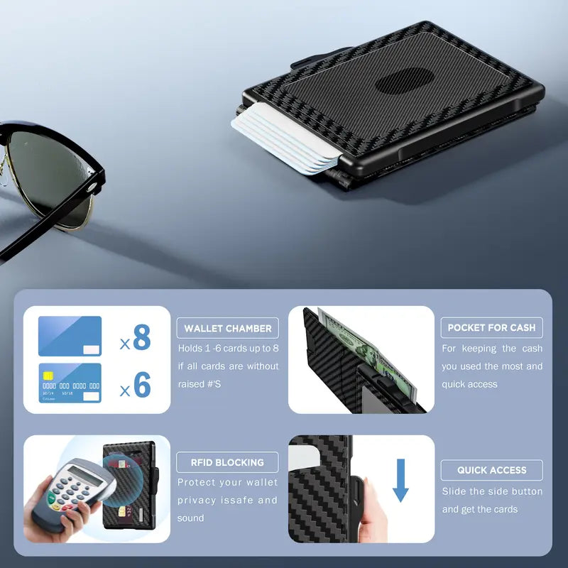 Minimalist Wallet - Pop-Up Card Design For Faster Everyday Carry