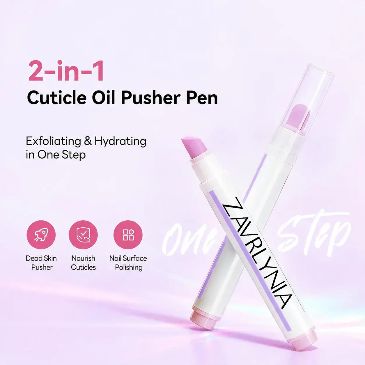 💅 2-in-1 Ceramic Cuticle Care Pen – Hydrate, Smooth & Tidy