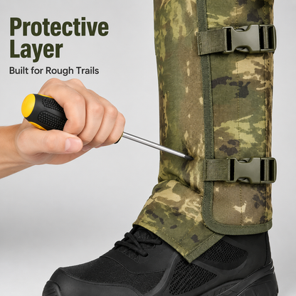 🌎Ends Today: 70% OFF!🔥Unisex Adjustable Outdoor Snake-Resistant Leg Gaiters, Abrasion-Resistant Durable Fabric Protective Gear for Hunting, Hiking
