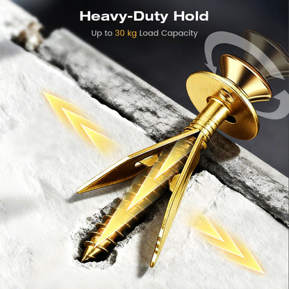 ⏰LIMITED TIME 50% OFF🛠️Over 55K+ SOLD!🔥Self-drilling anchors Screws Screws，Drill, Fix, Hold. No Extra Tools Needed🔩🏠✨