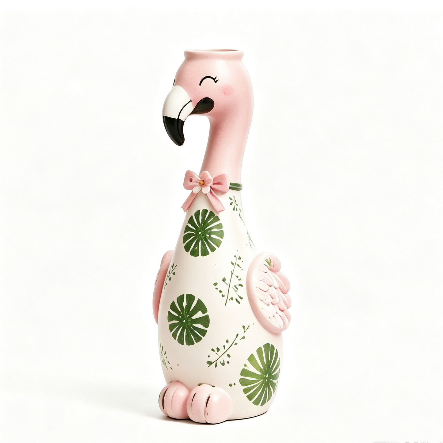 🏅🦩Cute Flamingo Decorative Vase 🌸 5 Styles Resin Figurine Vase Tabletop Centerpiece Indoor Home Shelf Decor Gift