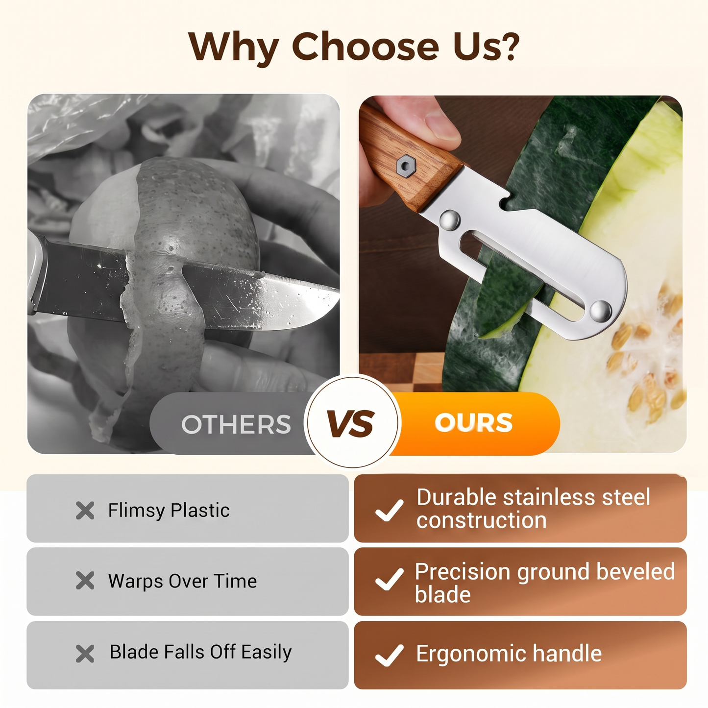 🌎Ends Today: 70% OFF!🔥✨Buy 1 Get 1 Free✨Multi-Functional Vegetable Peeler for Kitchen