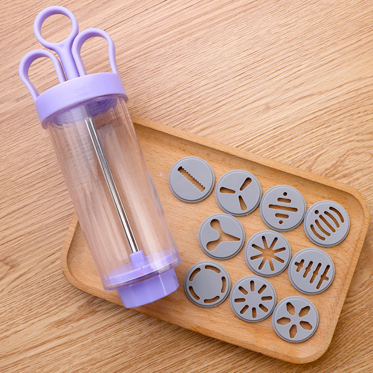✈️Last Day 50% OFF✨ Stainless Steel Cake Decorating Gun Kit – 18-Piece Piping Set, Fill & Decorate with Ease, BPA-Free 🍪
