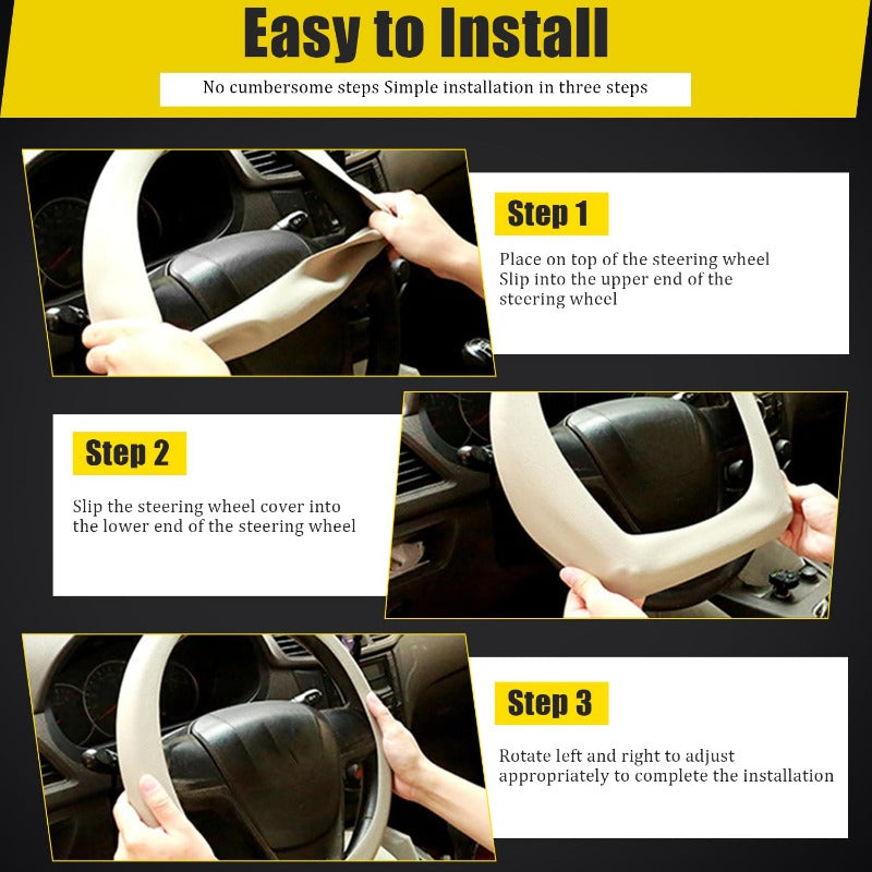 ✈️Last Day 50% OFF✨🚗Soft Silicone Steering Wheel Cover