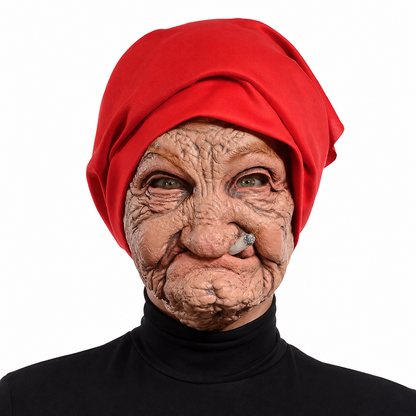 🔥2026 All New Style👻 Realistic Halloween Character Mask Headgear – Full Head & Neck Transformation