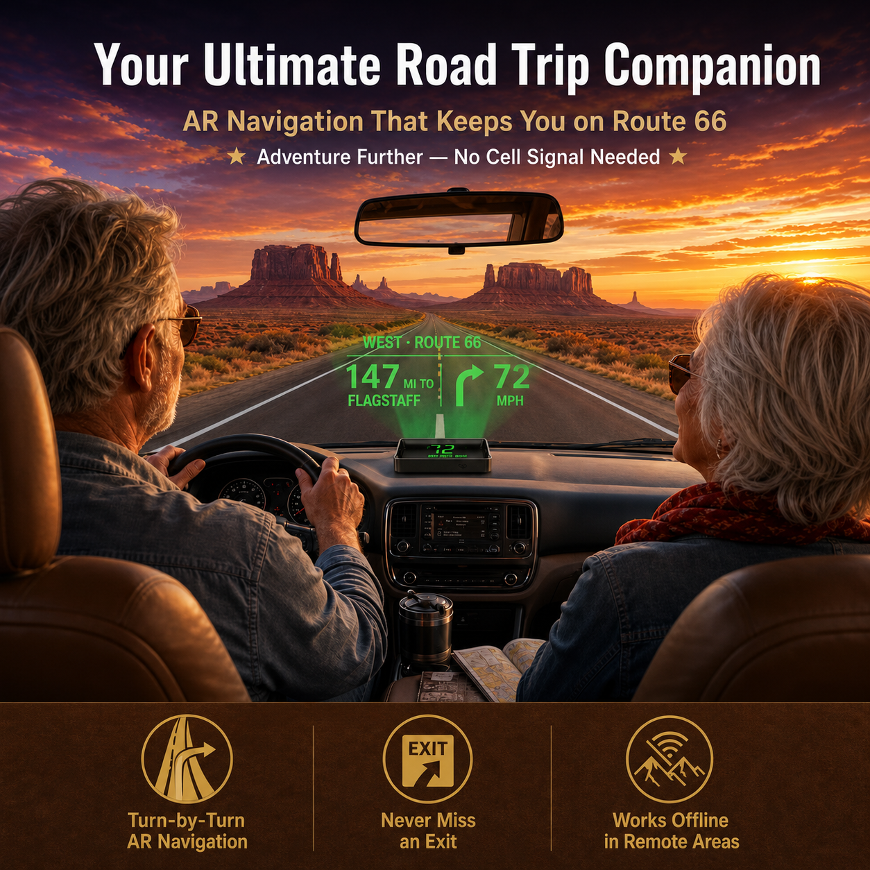 🏅Best Seller 🚗Head-Up Display (HUD) Car GPS Digital Speedometer
