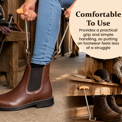 ✈️Last Day 50% OFF👞 Horse-Shaped Shoe Horn Hook for Easy Wear