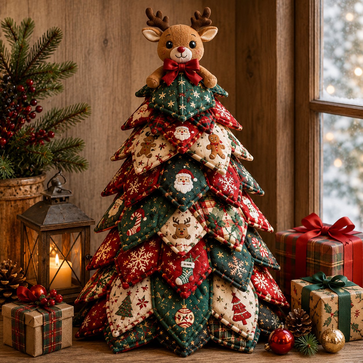 🔥Last Day 49% OFF 🔥DIY Quilted Christmas Tree Kit