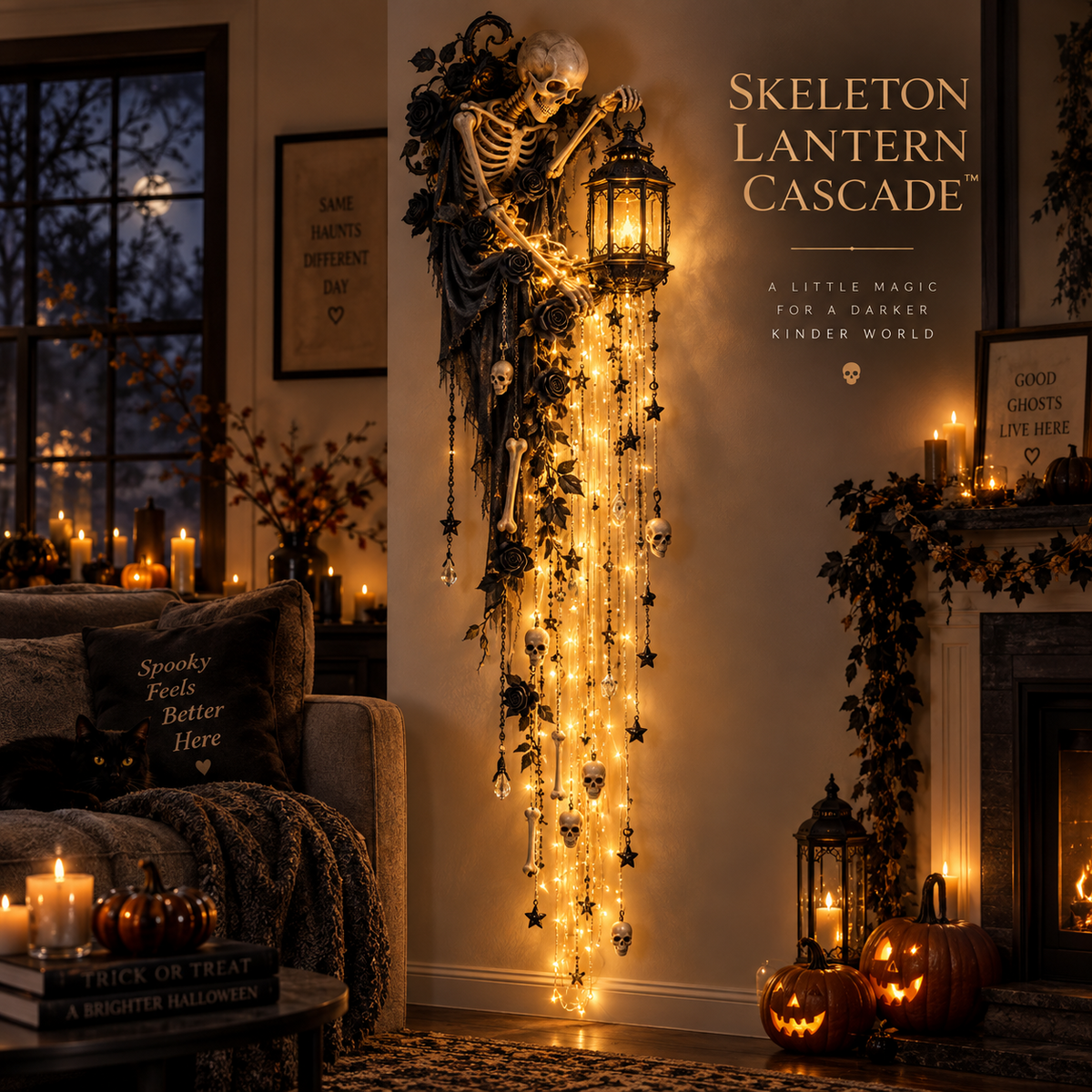 🎃✨Last Day 49% OFF✨Elegant Halloween Cascade Wall Light Collection