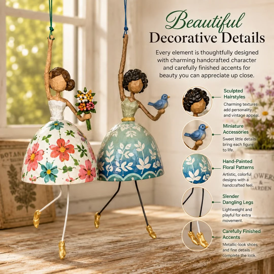 🌈Whimsical Dancing Lady Hanging Ornament