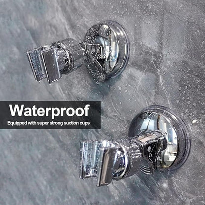 🌎Ends Today: 70% OFF!🔥2pcs Adjustable Shower Head Holders Removable Suction Cup Shower Head Bracket No Drill Shower Head Bracket
