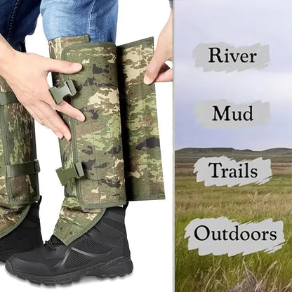 🌎Ends Today: 70% OFF!🔥Unisex Adjustable Outdoor Snake-Resistant Leg Gaiters, Abrasion-Resistant Durable Fabric Protective Gear for Hunting, Hiking