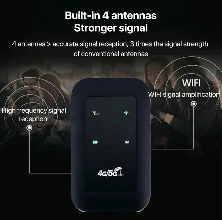 🛜No Setup. No Hassle. Just Connect📶 Pocket WiFi – Ready in Seconds 🔥