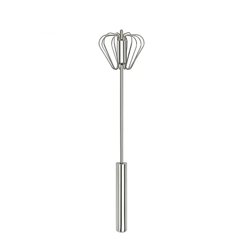 🌎Ends Today: 70% OFF!🔥🥄✨ Stainless Steel Hand-Push Rotary Whisk – Effortless Mixing in Seconds!