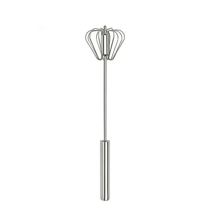 🌎Ends Today: 70% OFF!🔥🥄✨ Stainless Steel Hand-Push Rotary Whisk – Effortless Mixing in Seconds!