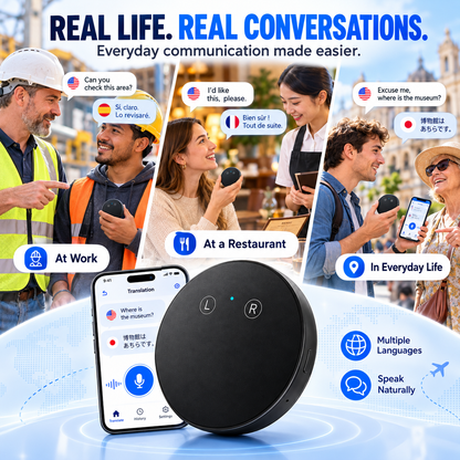 🔥LAST DAY 49% OFF🌍 AI Translator – 165+ Languages | Two-Way Voice for Work & Everyday Life