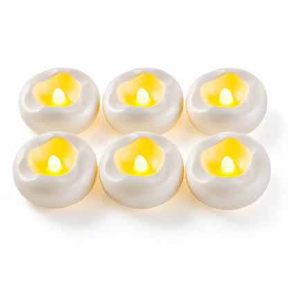 🕯️Water-Activated Flameless Floating LED Candles – Romantic Waterproof Glow for Any Occasion