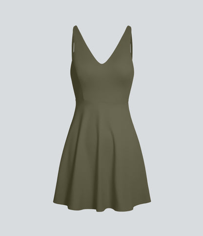 2-Piece Pocket Dance Active Dress