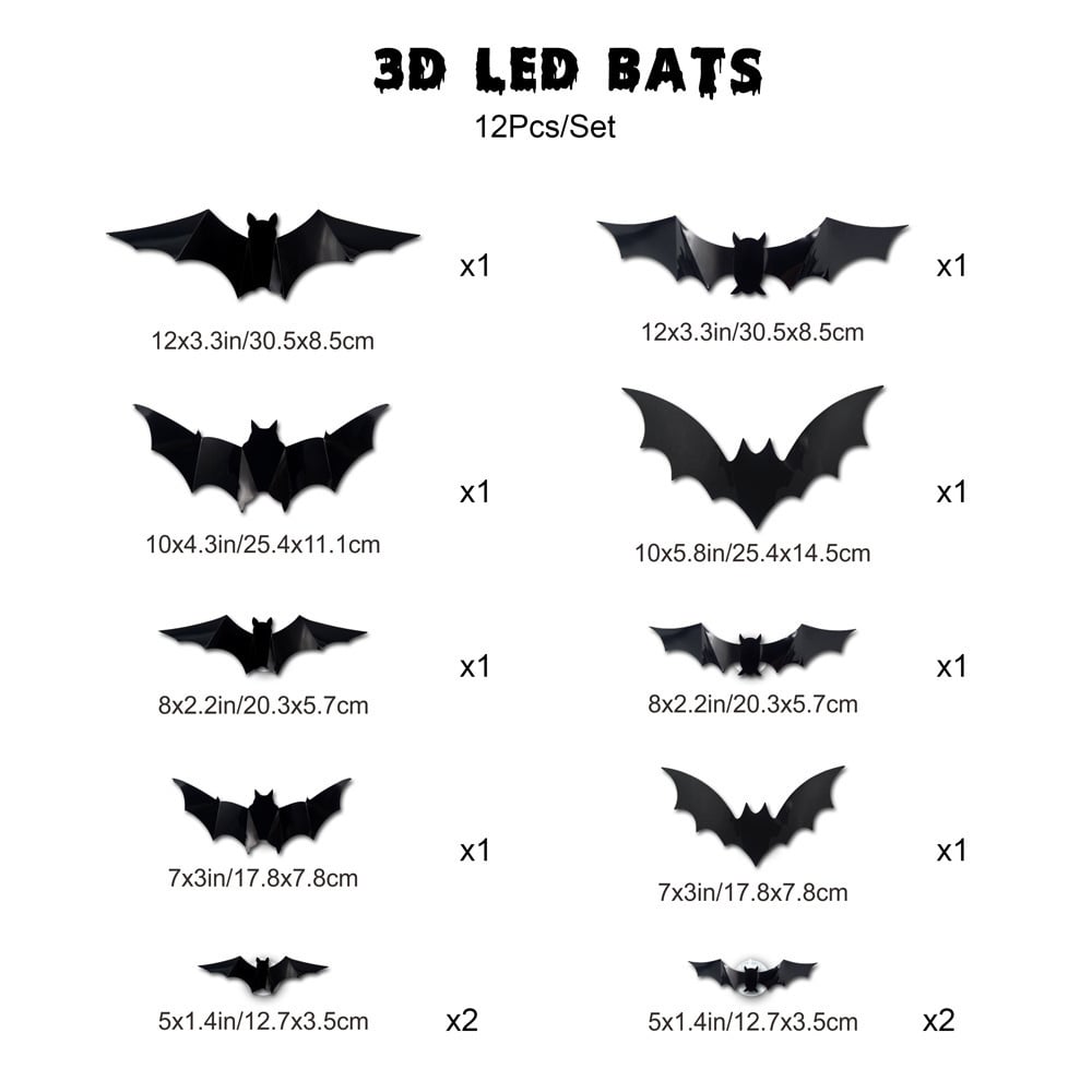 12pcs Mini Bat Set🦇