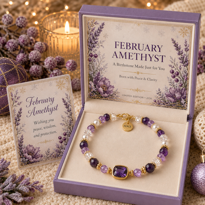 ✈️Last Day 50% OFF✨ 🎅 2026 Christmas Gift 50% Off--💎 Birthstone Meaning Bracelet | Limited Edition 2026