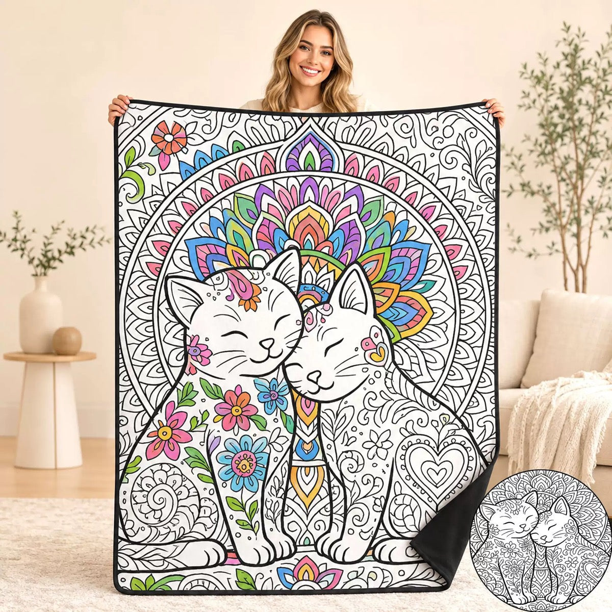Ahlwo™ Coloring Blanket🖍️ Color It. Wash It. Repeat It! 🔄✨