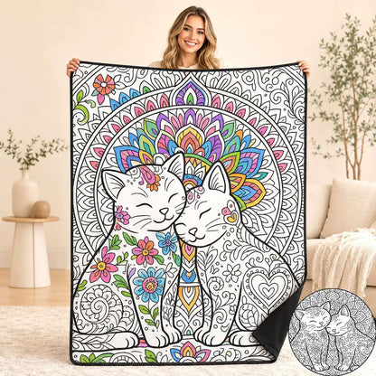 Ahlwo™ Coloring Blanket🖍️ Color It. Wash It. Repeat It! 🔄✨