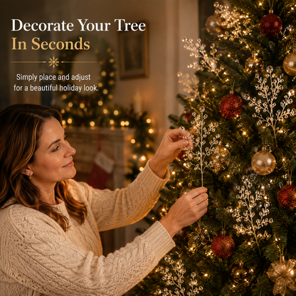 🎄 Sparkling Crystal Branch Christmas Tree Ornament