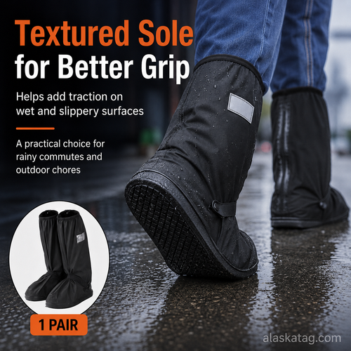 ✈️Last Day 50% OFF✨🌧️ Reusable Waterproof Boot Covers for Rain, Mud & Snow