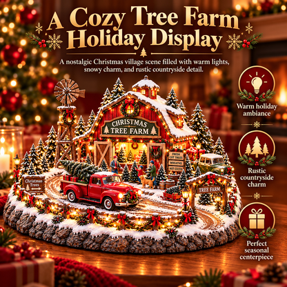 🚗🎄 Christmas Classic Gas Station Village –4 Holiday Vehicle Scenes