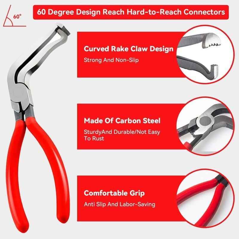 🔥Father's Day Special  🛠️Automotive Electrical Disconnect & Trim Clip Pliers Set