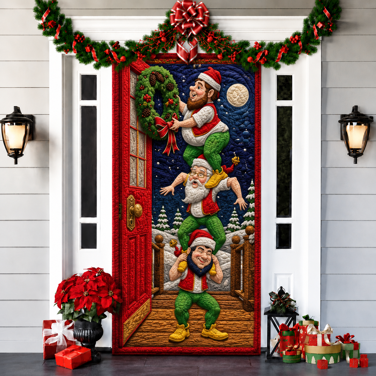 🏅Last day 50% OFF🌟2026 3D Christmas front door decoration