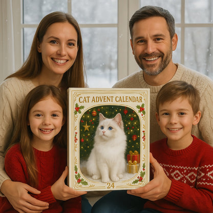 🌎Ends Today: 70% OFF!🔥Advent Calendar 2026 Cat Advent Calendar Gift for Adults Friends Cat Owners and Lovers Christmas Holiday Countdown Gift 24 Designs Cats Charm Christmas Tree Ornament