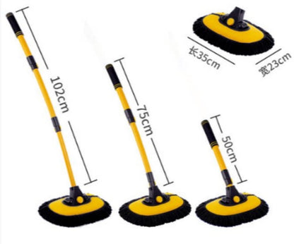 🏅⏳Time-Limited Special⏰Durable Aluminum Long Handle Telescopic Car Wash Mop – Soft Microfiber, Scratch-Free & Adjustable Length ✨