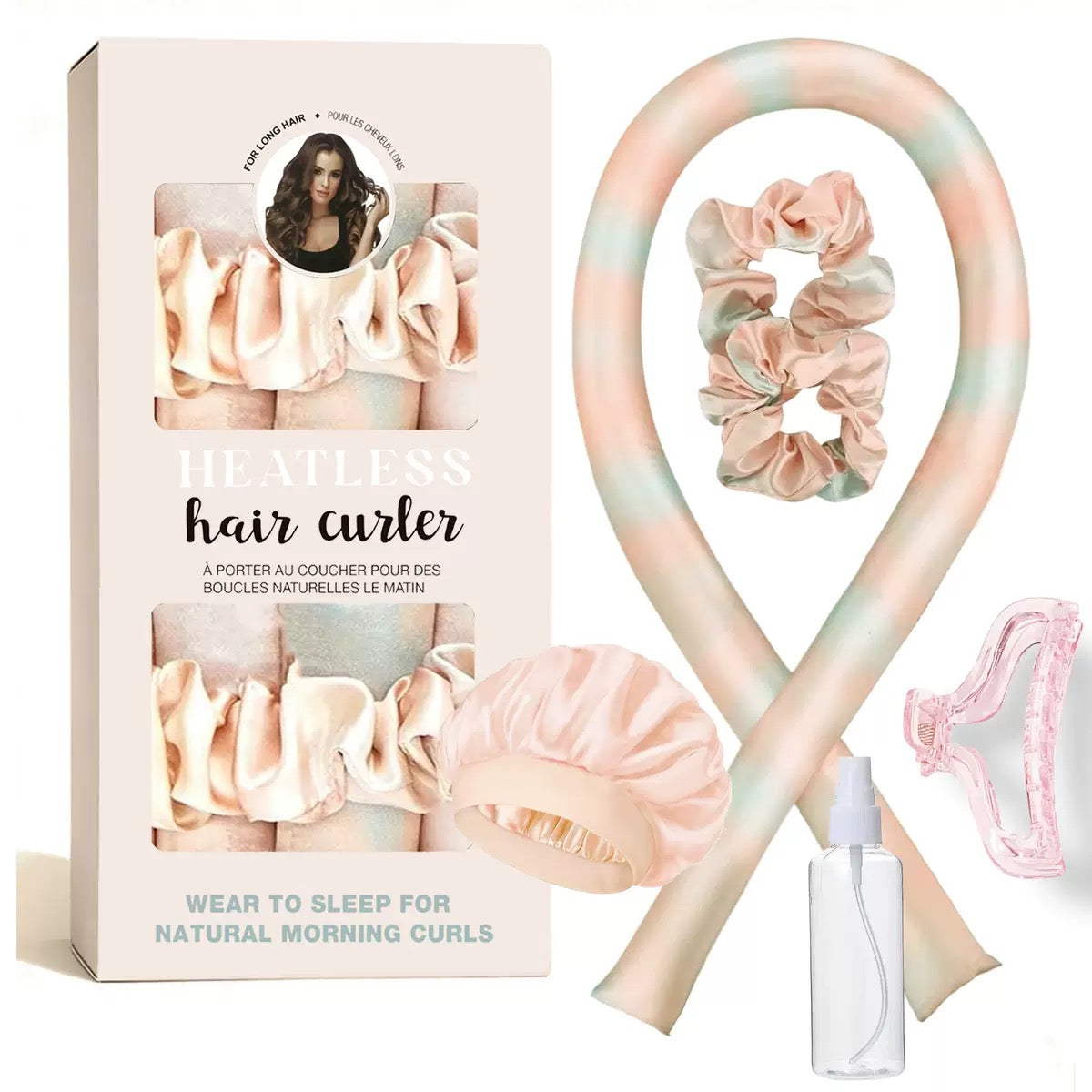 🎁Buy 3 Get 20% Off🔥Heatless Curling Rod Headband👩Get Natural, Voluminous Curls While You Sleep 😍