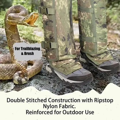 🌎Ends Today: 70% OFF!🔥Unisex Adjustable Outdoor Snake-Resistant Leg Gaiters, Abrasion-Resistant Durable Fabric Protective Gear for Hunting, Hiking
