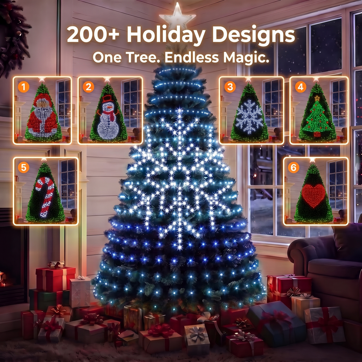 ✨Last Day 50% OFF✨Smart Christmas Tree Lights — Change Your Tree From Your Phone