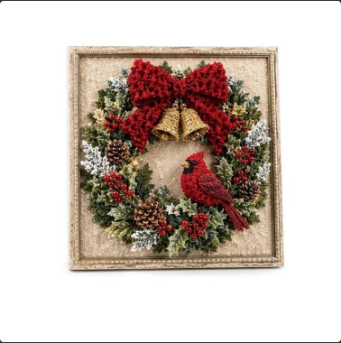 The Cardinal and the Wreath