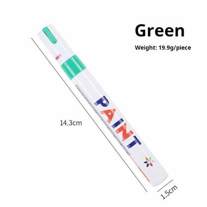 🎨 Oil-Based Paint Marker – Waterproof Quick-Dry Pen for Tires, Metal, Glass & More