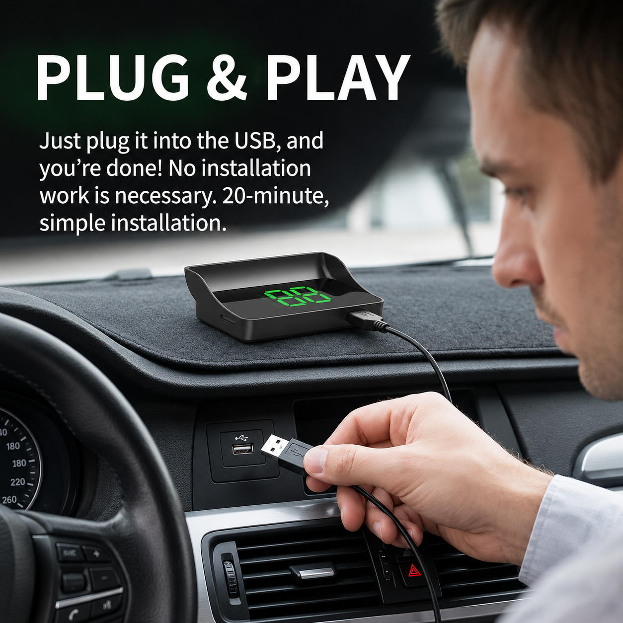 🏅Best Seller 🚗Head-Up Display (HUD) Car GPS Digital Speedometer