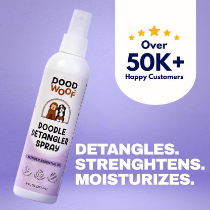🐶50% OFF NOW! Instant Pet Detangling Hair Care Spray – Knot Remover Silky Finish Quick Dry Fur Detangler, No Rinse Grooming Spray for Dogs & Cats Long Short Hair Daily Grooming