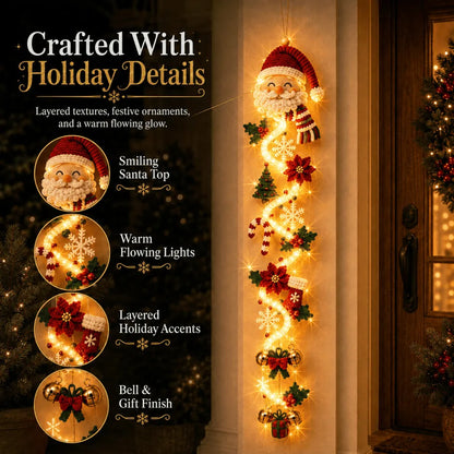 ⏳ Last Day 50% OFF – 🎄 Glowing Christmas Door Hanger | 6 Festive Lighted Designs with Warm Glow & Dimensional Details ✨