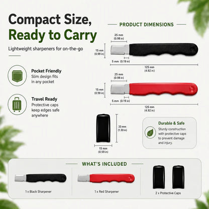 🔥LAST DAY 50% OFF -2 Count Professional Kitchen Knife Sharpener