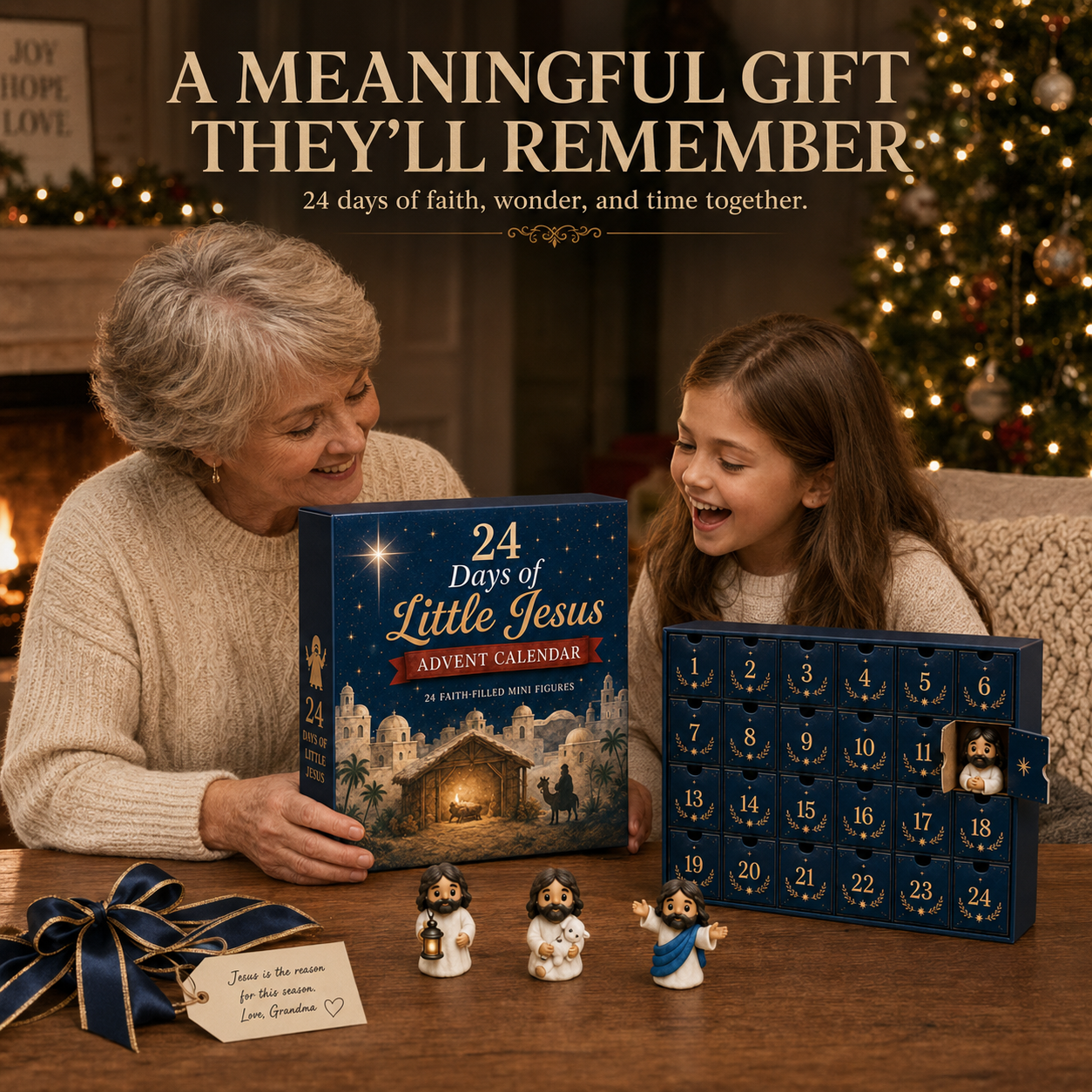 ✝️24 Days of Little Jesus Advent Calendar – 24 Unique Faith-Filled Christmas Surprises✨