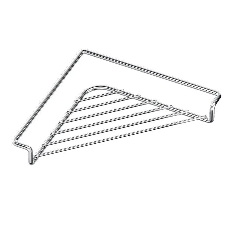 🔥Stainless Steel Corner Sink Drain Rack | Kitchen Organizer🏠