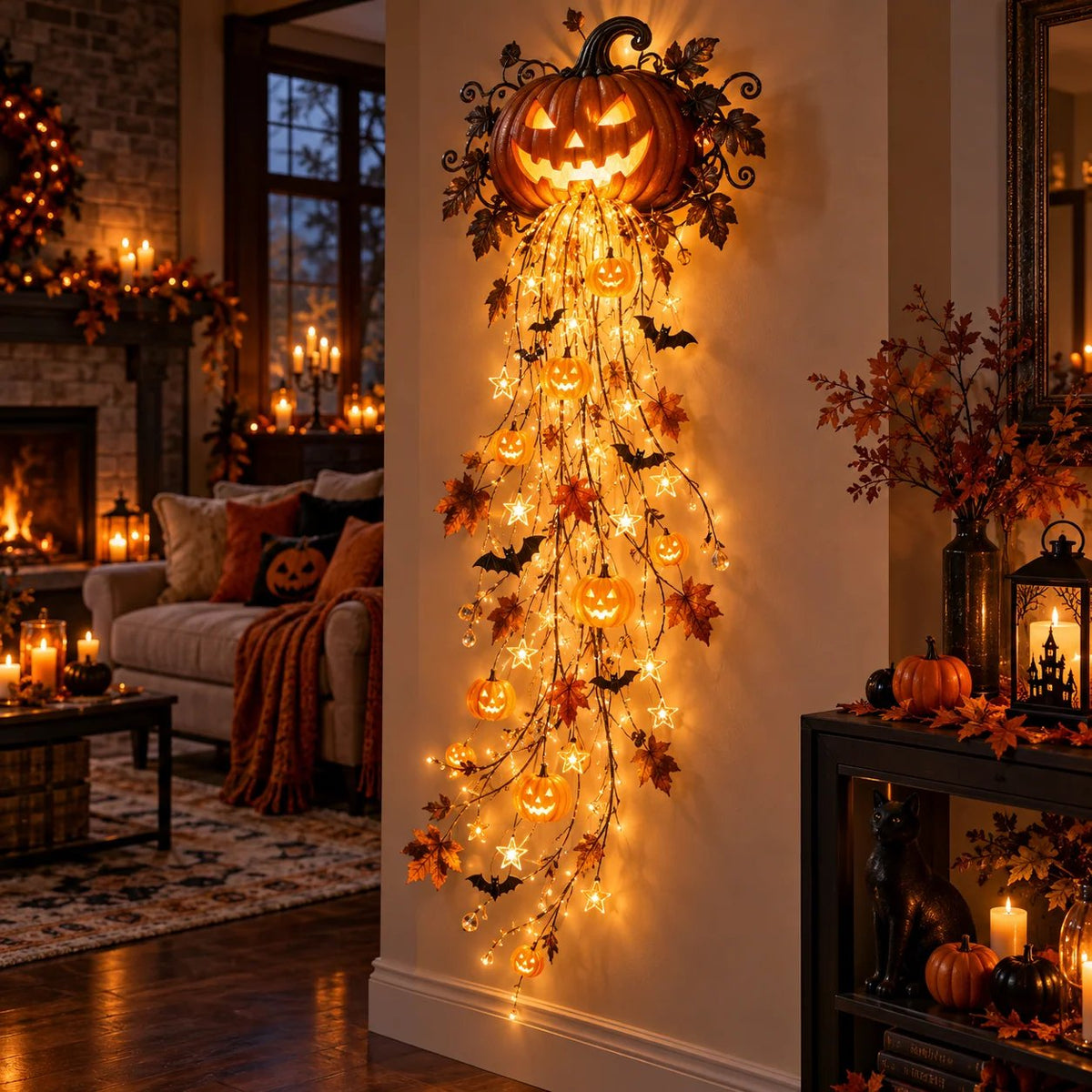 🎃Halloween Hot Sellers🔥🔥🔥Elegant Halloween Cascade Wall Light Collection✨✨