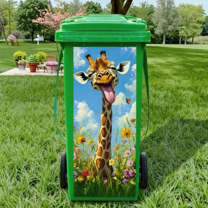 🌎Ends Today: 70% OFF!🔥Creative Trash Can Sticker with Colourful Cartoon✨