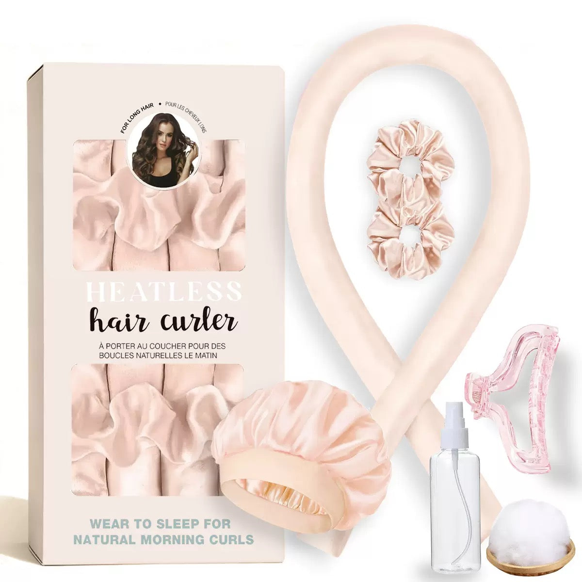 🎁Buy 3 Get 20% Off🔥Heatless Curling Rod Headband👩Get Natural, Voluminous Curls While You Sleep 😍